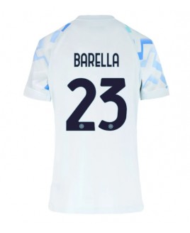 Günstige Inter Milan Nicolo Barella #23 Auswärtstrikot Damen 2025-26 Kurzarm